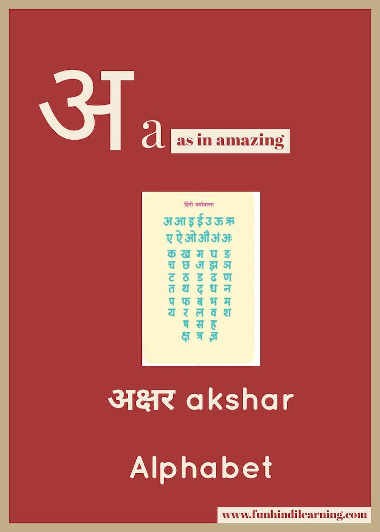 Hindi Vowels: अ